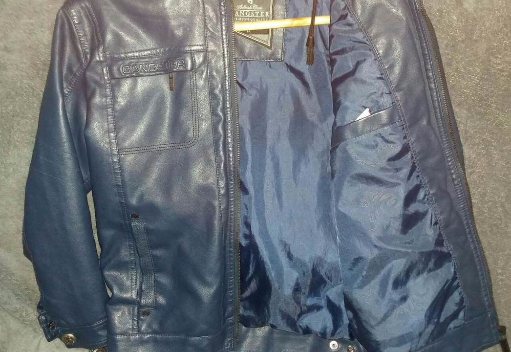 jaqueta de couro da gangster